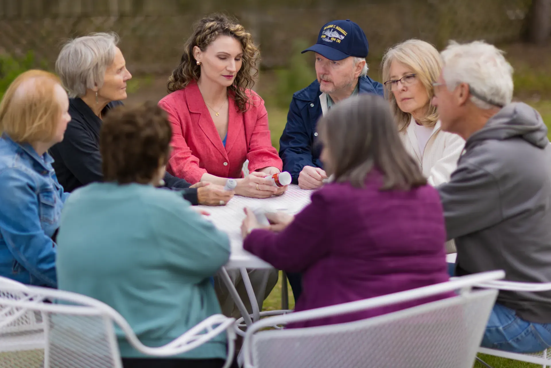 Callie Barr at a speaking event